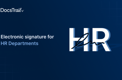 Electronic signature for HR Departments