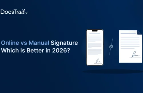 Online vs Manual Signature