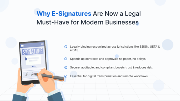 Why E-Signatures for Modern Businesses Why E-Signatures for Modern Businesses