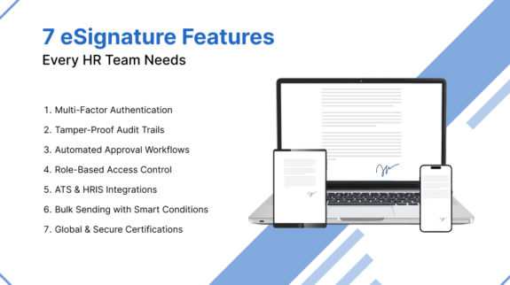 7 eSignature Features Every HR Team