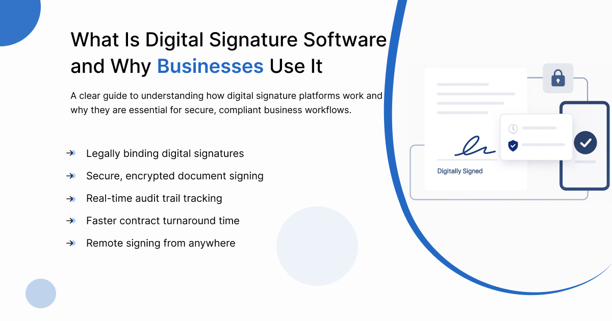 Digital Signature Software
