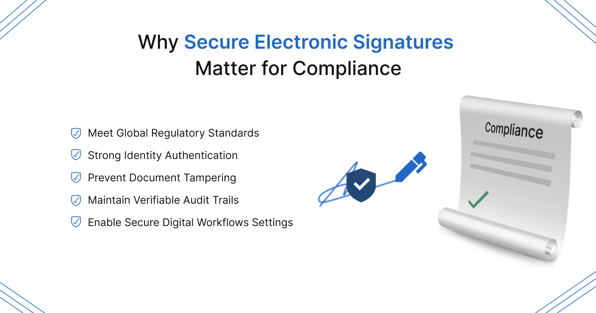 Secure Electronic Signatures