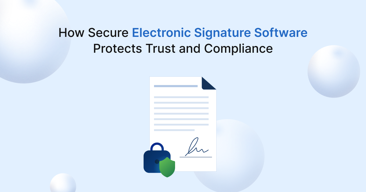 Electronic Signature Software
