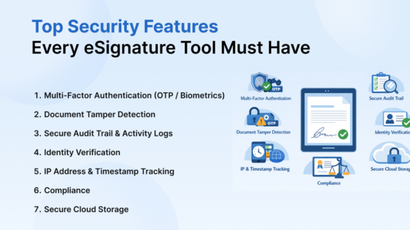 Top Security Features Every eSignature Tool Must Have eSignature Tool