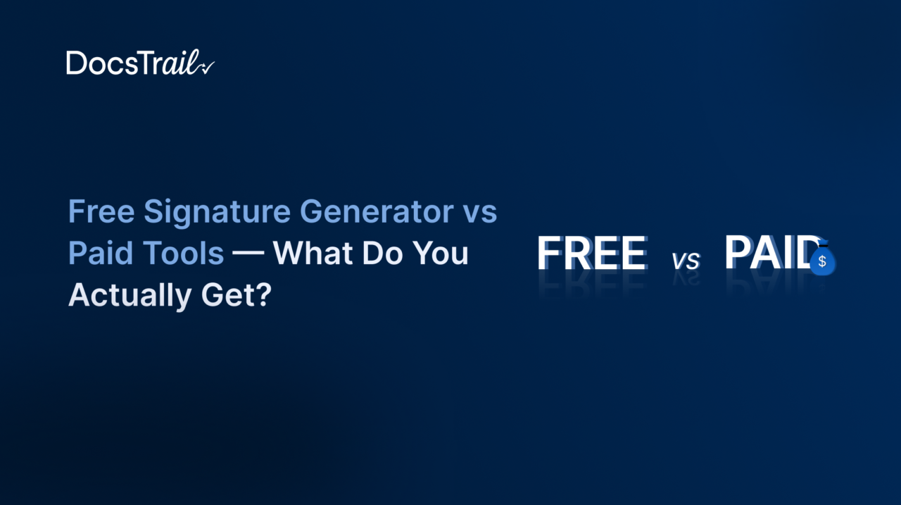 Free vs Paid eSignature Tools