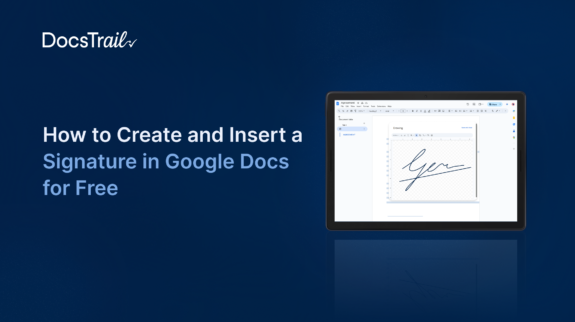 How to Create and Insert a Signature in Google Docs