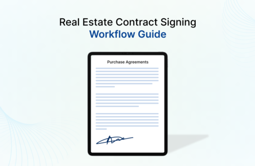 Real Estate Contract Signing Workflow