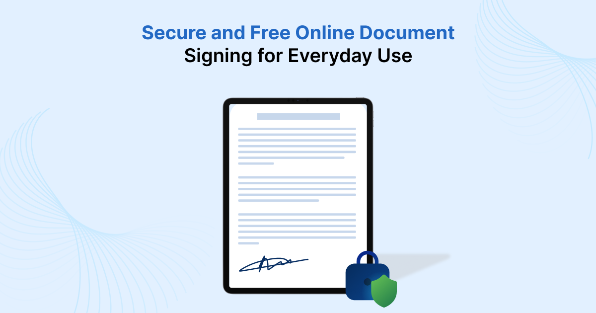 Free Online Document Signing