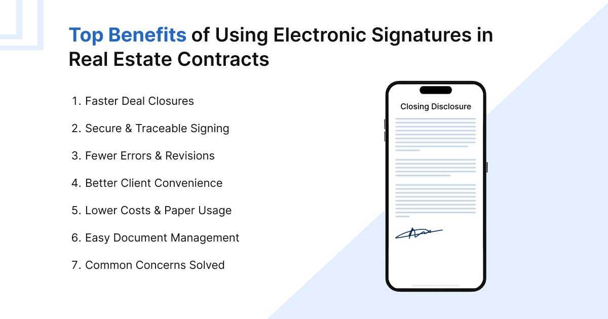 Electronic Signatures in Real Estate Contracts