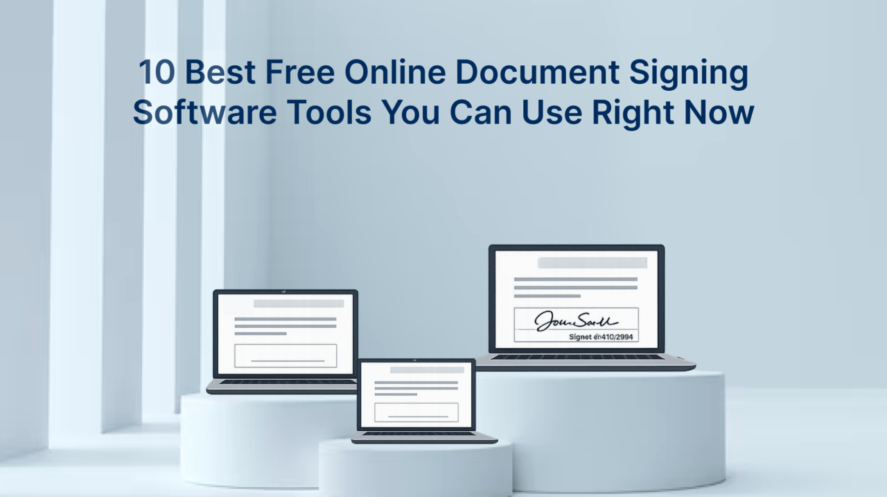 Best Free Online Document Signing