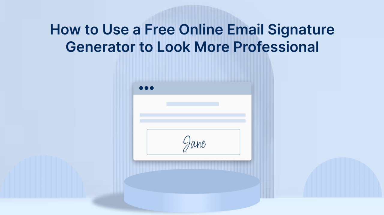 Free Online Email Signature Generator