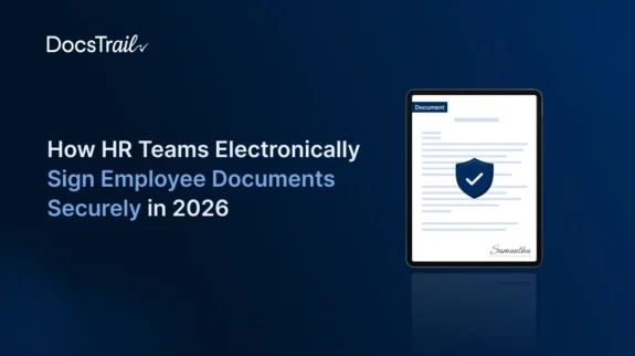 Electronically Sign Employee Documents Securely