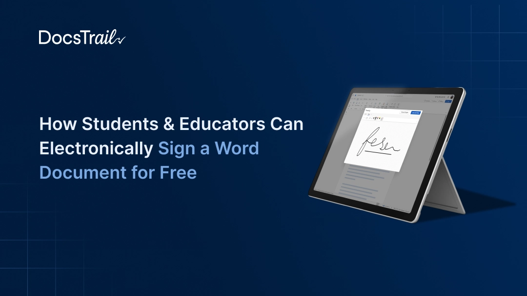 How Students & Educators Can Electronically Sign a Word Document for Free Electronically Sign a Word Document for Free
