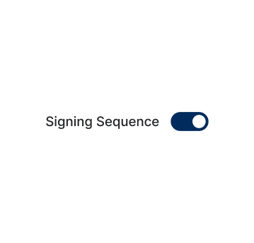Signing Sequence