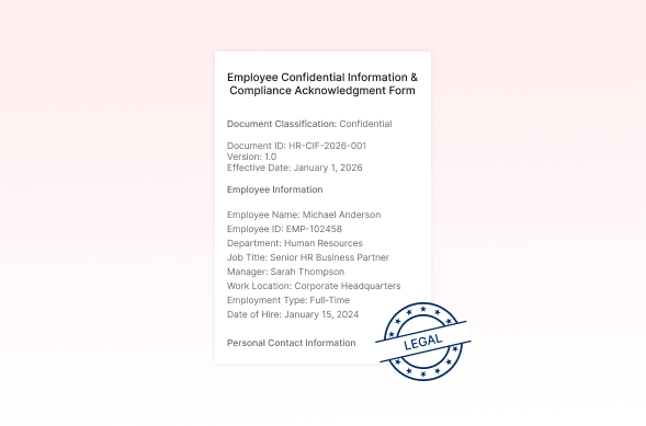 Protect Employee Data