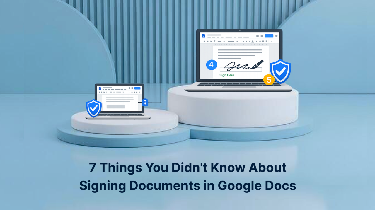 Signing Documents in Google Docs