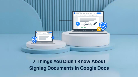 Signing Documents in Google Docs