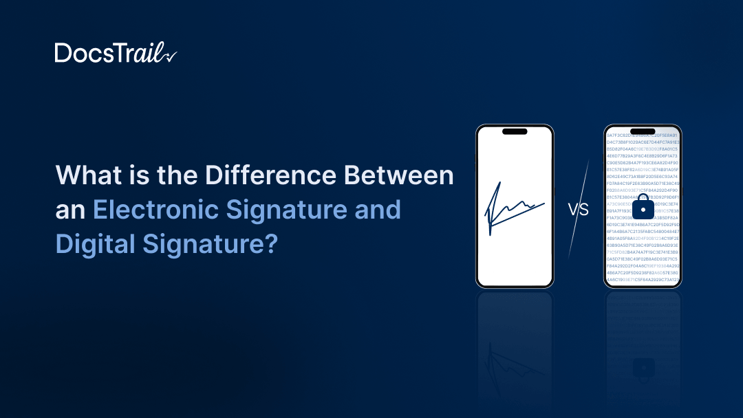 What is the Difference Between an Electronic Signature and Digital Signature Electronic Signature